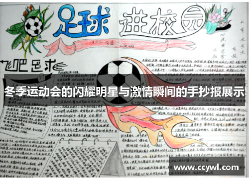 冬季运动会的闪耀明星与激情瞬间的手抄报展示